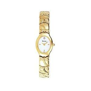  Bulova Ladies Goldtone Watch 97S75: Watches
