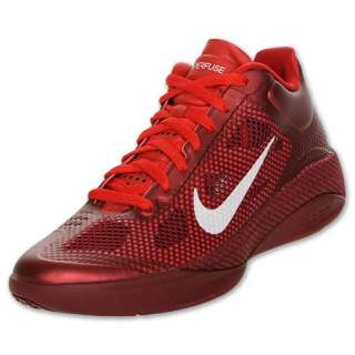 NIKE HYPERFUSE LOW MENs BASKETBALL SHOE TEAM RED/ WHT/SPORT RED NEW 