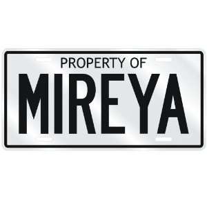  NEW  PROPERTY OF MIREYA  LICENSE PLATE SIGN NAME: Home 