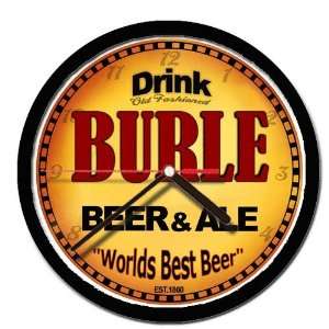  BURLE beer and ale cerveza wall clock: Everything Else