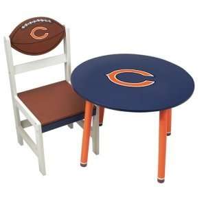  Chicago Bears NFL Childrens Wooden Chair: Sports 