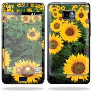 Skin Decal Cover for Samsung Galaxy S II i9100 4G   Sunflowers  