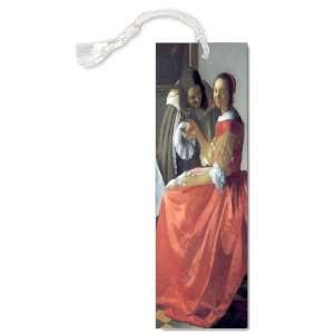  Fine Art Vermeer Girl with a Wine Glass Bookmark: Home 