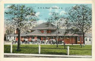 SC SUMTER A.C.L. RAILROAD DEPOT EARLY R52137  