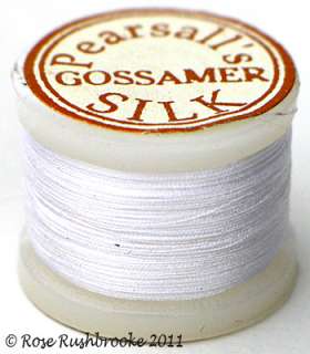 Pearsalls Gossamer silk thread White PGST1