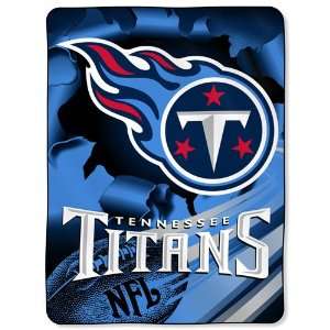  Tennessee Titans NFL Royal Plush Raschel Blanket (Big Burst Series 