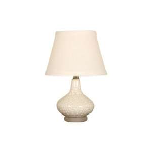  Mario Lamps 09M141CK Flat Jug Ceramic Table Lamp, White 