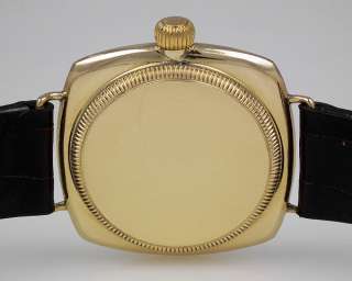 Rolex Oyster Cushion 18K Yellow Gold   Cream/White Dial (1931)  
