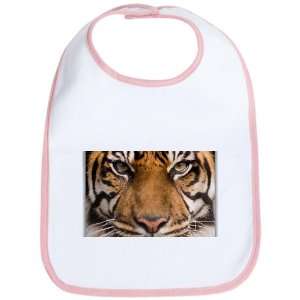  Baby Bib Petal Pink Sumatran Tiger Face: Everything Else
