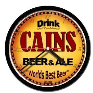  CAINS beer and ale cerveza wall clock: Everything Else