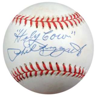 Phil Rizzuto Autographed Signed AL Baseball Holy Cow PSA/DNA #P77693 