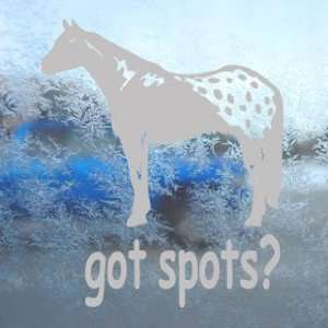  Got Spots? Gray Decal Appaloosa Horse Truck Window Gray 