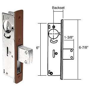   Long Throw MS Type Deadlock with Dark Bronze Face Plate by CR Laurence