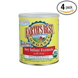  Earths Best, Formula Soy With Dha, 25.75 Ounce (04 Pack 