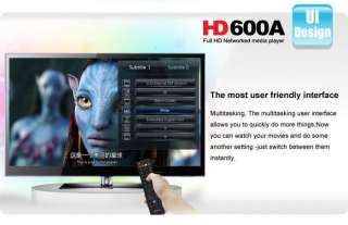   HD Network HDD Media Player With Bulid in WiFi H.264 MKV DTS  