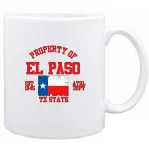   Property Of El Paso / Athl Dept  Texas Mug Usa City