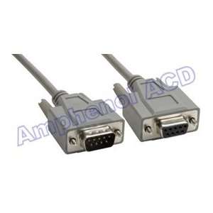  9 Pin (DB9) Deluxe D Sub Cable   Double Shielded   Male 