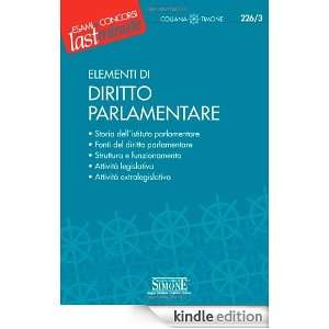 Elementi di diritto parlamentare (Il timone) (Italian Edition):  