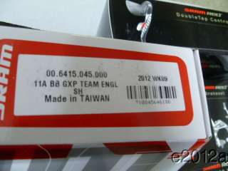 NEW DESIGN 2012 SRAM RED ROAD EXOGRAM 8 PC GROUP 172.5 GXP w/ BB NEW 