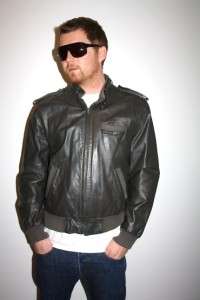 Vintage 70s 80s Original MEMBERS ONLY LEATHER Pony Boy Bomber INDIE 