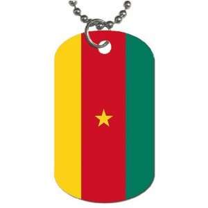  Cameroon Flag Dog Tag 