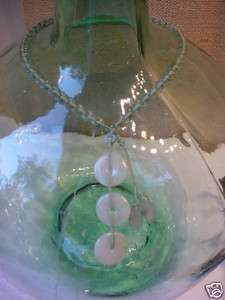 Silk Wrapped Chinese Export Burmese Jade Pendant Necklace  