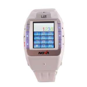 Tri Band Bluetooth Touch Screen Watch Cell Phone with Camera MP3 / MP4 