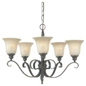  Urban Colonial Chandelier in Peruvian Bronze: Home 