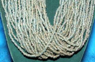 Genuine Chrysoprase 32 Strands Seed Bead Necklace  