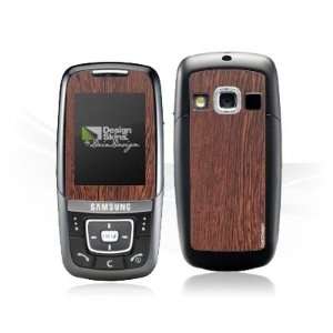   Skins for Samsung D600   Nussbaum dunkel Design Folie: Electronics