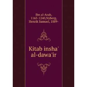   1165 1240,Nyberg, Henrik Samuel, 1889  Ibn al Arab:  Books