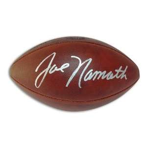 com Joe Namath Autographed/Hand Signed Official Duke NFL Football 