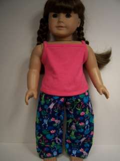   Lily Pad Flogs PJs Pajama Doll Clothes For AMERICAN GIRL♥  