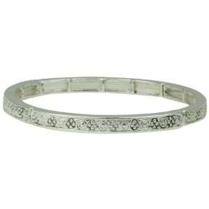  Darling Stretchable Silver Bracelet: Jewelry
