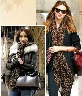NEW Fashion Leopard Shawl Scarf Wrap Long 2mx1m 78x39  