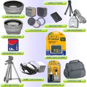   : 25PC ULTIMATE ACCESSORY PACKAGE FOR CANON HDV HV10: Camera & Photo