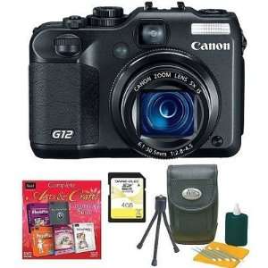  PowerShot G12, w/ DC 115R Start Kit, 4GB SD Card, Arts 