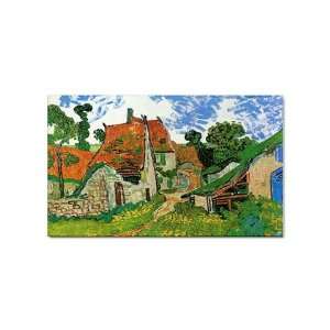  Village Street in Auvers By Vincent Van Gogh Magnet 