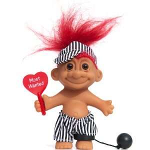   Prisoner Troll 6 Troll Doll MOST WANTED   Red Hair: Toys & Games