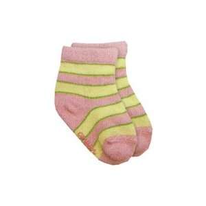  Organic Rose Striped Socks   Infant: Baby