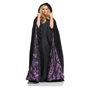   63 Deluxe Velvet and Purple Satin Lining Cape Costume Toys & Games