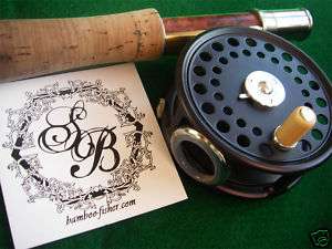 Hardy St. George 3 Trout Agate Fly Reel 4 Bamboo Rod  