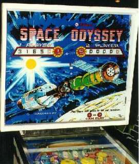 WILLIAMS SPACE ODYSSEY 1976 NON WORKING CONDITION TWO PLAYER  