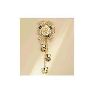  Avon Ivory & Gold Bell Door Hanger