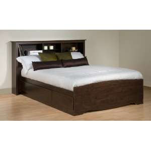   Platform Storage Bed   Prepac Furniture   EBD 5612: Furniture & Decor