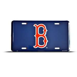  Boston Red Sox Mlb Blue Metal Sport License Plate Wall 