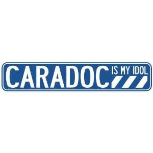   CARADOC IS MY IDOL STREET SIGN