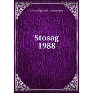  Stosag. 1988: Stockbridge School of Agriculture: Books