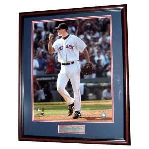  Jonathan Papelbon Unsigned 16 by 20 inch Framed fist pump 