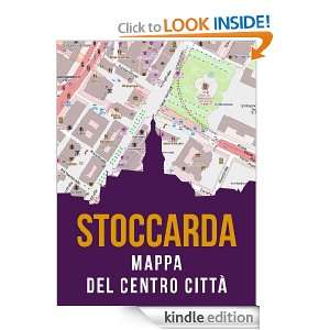  Stoccarda, Germania: mappa del centro città (Stuttgart 